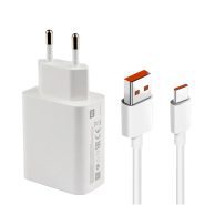 پک شارژر 67 وات شیائومی با کابل 6 آمپر مناسب Poco X6 Pro