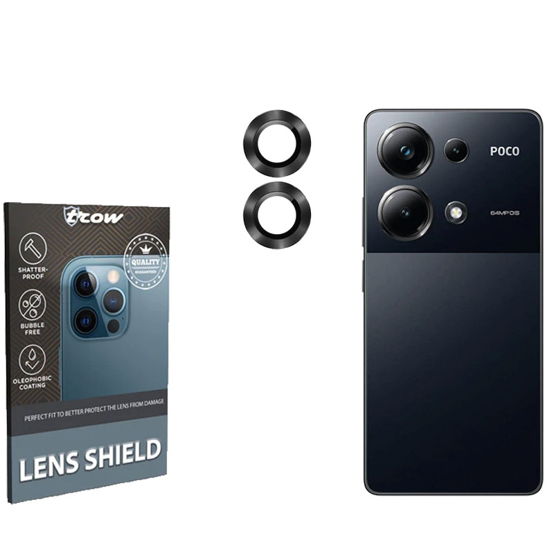 گلس و محافظ لنز دوربین شیائومی Poco M6 Pro گلس و محافظ لنز دوربین شیائومی Poco M6 Pro