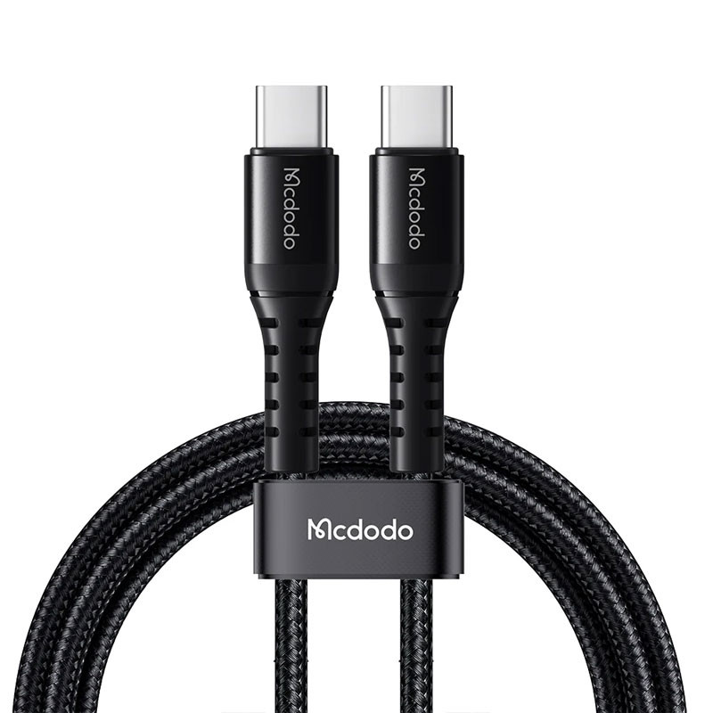 کابل تبدیل USB-C به USB-C مک دودو مدل CA-564 با محافظ تقویت شده و توان 60 وات کابل تبدیل USB-C به USB-C مک دودو مدل CA-564 با محافظ تقویت شده و توان 60 وات