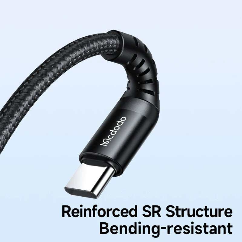 کابل تبدیل USB-C به USB-C مک دودو مدل CA-564 با محافظ تقویت شده و توان 60 وات کابل تبدیل USB-C به USB-C مک دودو مدل CA-564 با محافظ تقویت شده و توان 60 وات