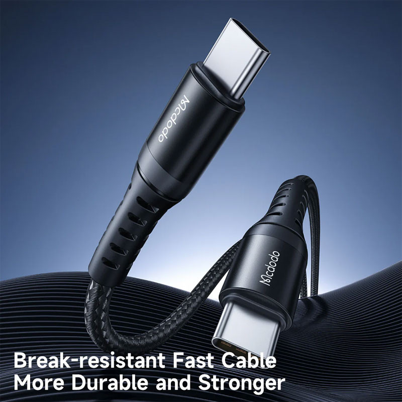 کابل تبدیل USB-C به USB-C مک دودو مدل CA-564 با محافظ تقویت شده و توان 60 وات کابل تبدیل USB-C به USB-C مک دودو مدل CA-564 با محافظ تقویت شده و توان 60 وات