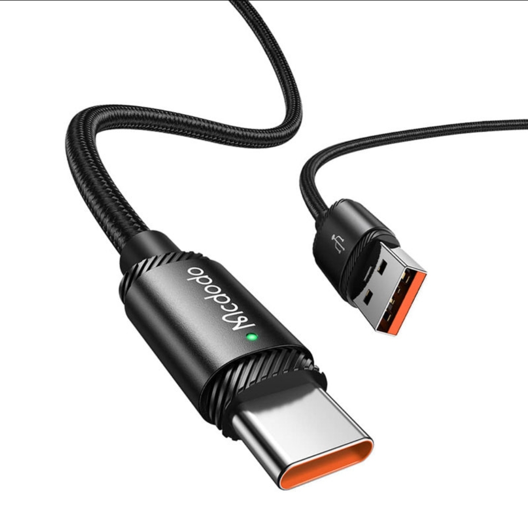 کابل شارژ 120 وات USB به Type-C مک دودو مدل CA-473 مناسب شیائومی و پوکو کابل شارژ 120 وات USB به Type-C مک دودو مدل CA-473 مناسب شیائومی و پوکو