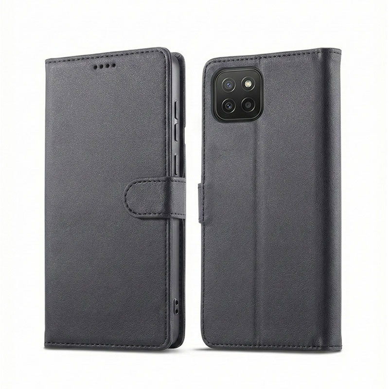 کیف کلاسوری چرمی مشکی برای گوشی سامسونگ Galaxy A22 5G با درب مگنت دار و قابلیت استند کیف کلاسوری چرمی مشکی برای گوشی سامسونگ Galaxy A22 5G با درب مگنت دار و قابلیت استند