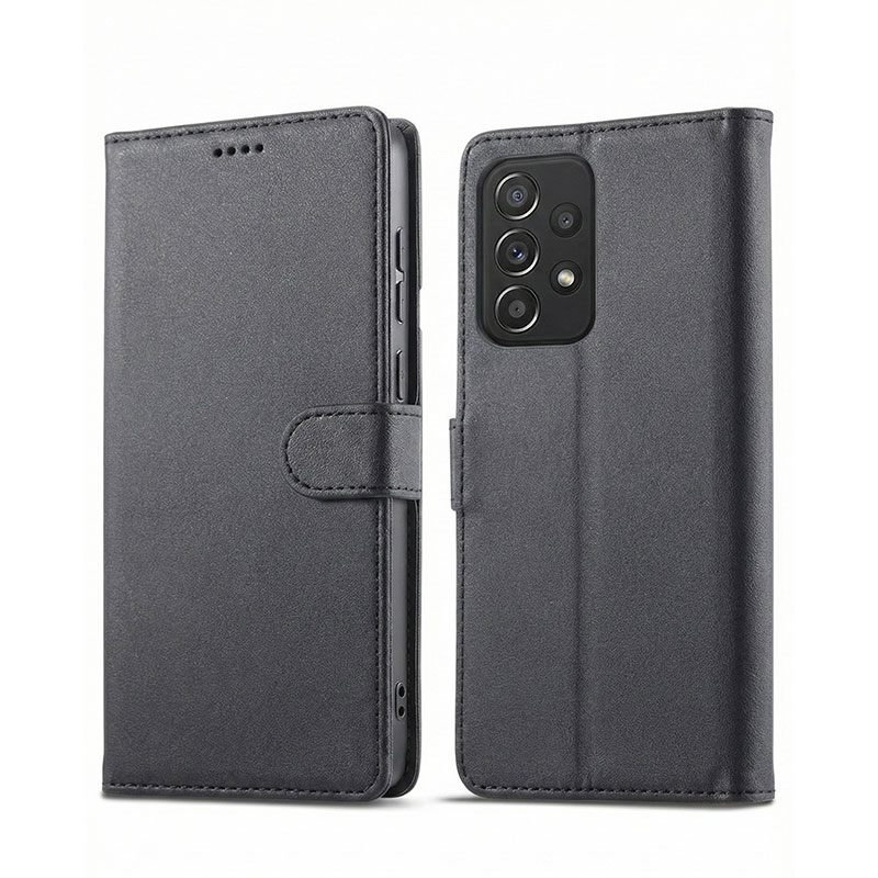 کیف کلاسوری چرمی مشکی برای گوشی سامسونگ Galaxy A33 با درب مگنت دار و قابلیت استند کیف کلاسوری چرمی مشکی برای گوشی سامسونگ Galaxy A33 با درب مگنت دار و قابلیت استند