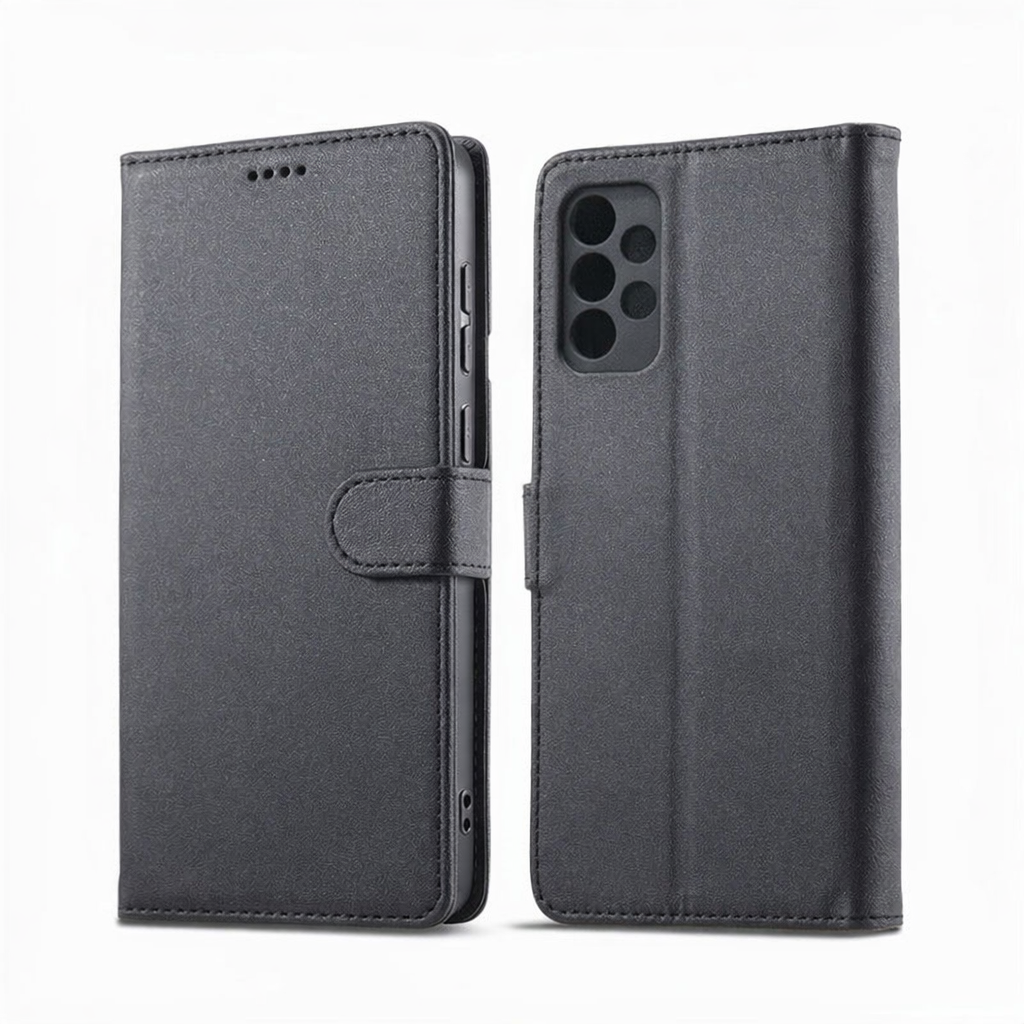کیف کلاسوری چرمی مشکی برای گوشی سامسونگ Galaxy A53 با درب مگنت دار و قابلیت استند کیف کلاسوری چرمی مشکی برای گوشی سامسونگ Galaxy A53 با درب مگنت دار و قابلیت استند