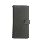 کیف کلاسوری چرمی مشکی برای گوشی سامسونگ Galaxy A05 با درب مگنت دار و قابلیت استند
