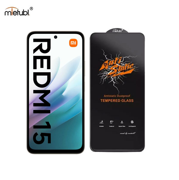 گلس آنتی استاتیک Meitubl مخصوص شیائومی Redmi 15 گلس آنتی استاتیک Meitubl مخصوص شیائومی Redmi 15