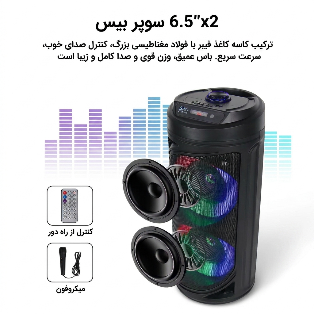 خرید اسپیکر ZQS-6212 خرید اسپیکر ZQS-6212