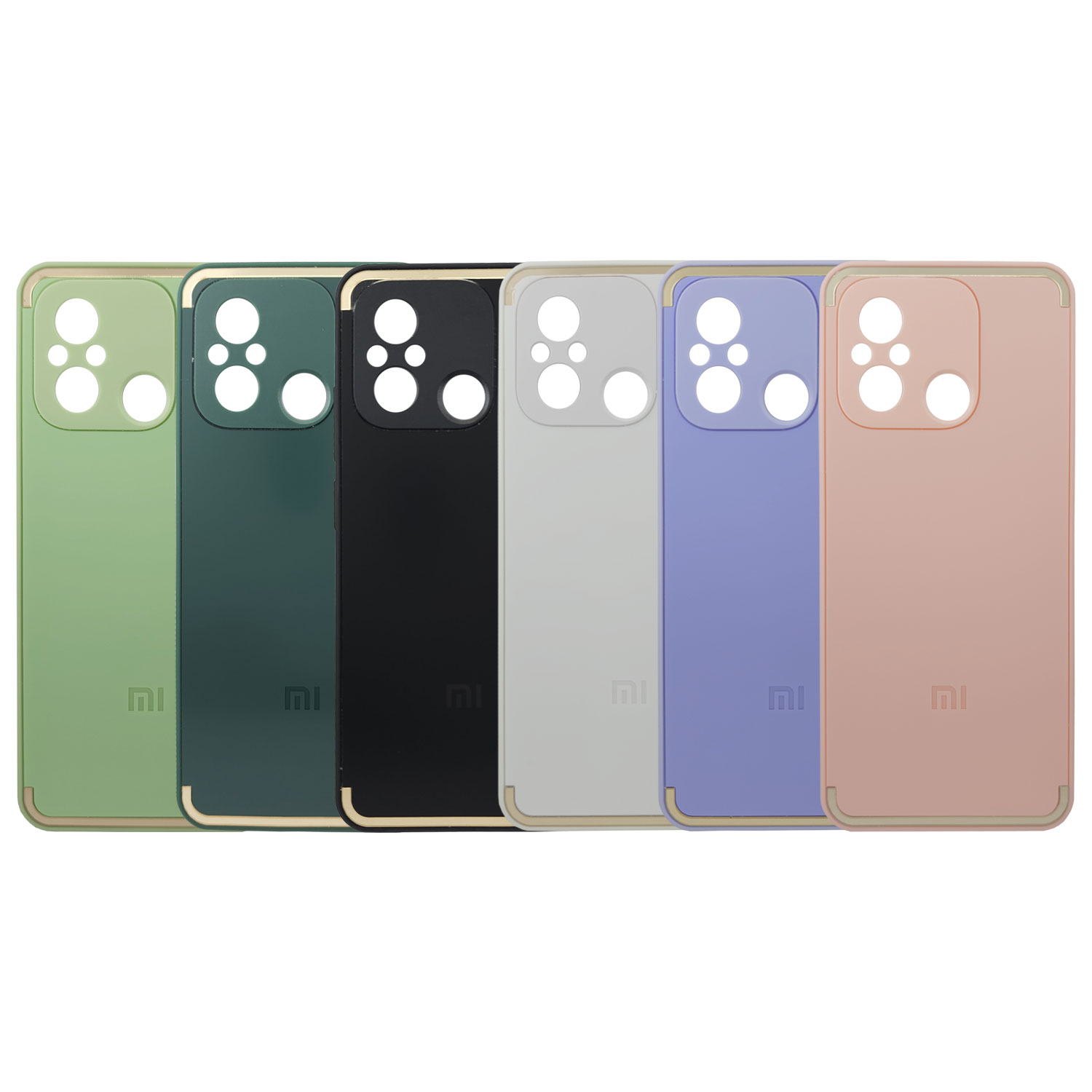 قاب گوشی Redmi 12C مدل Gold Line در رنگهای متنوع قاب گوشی Redmi 12C مدل Gold Line در رنگهای متنوع