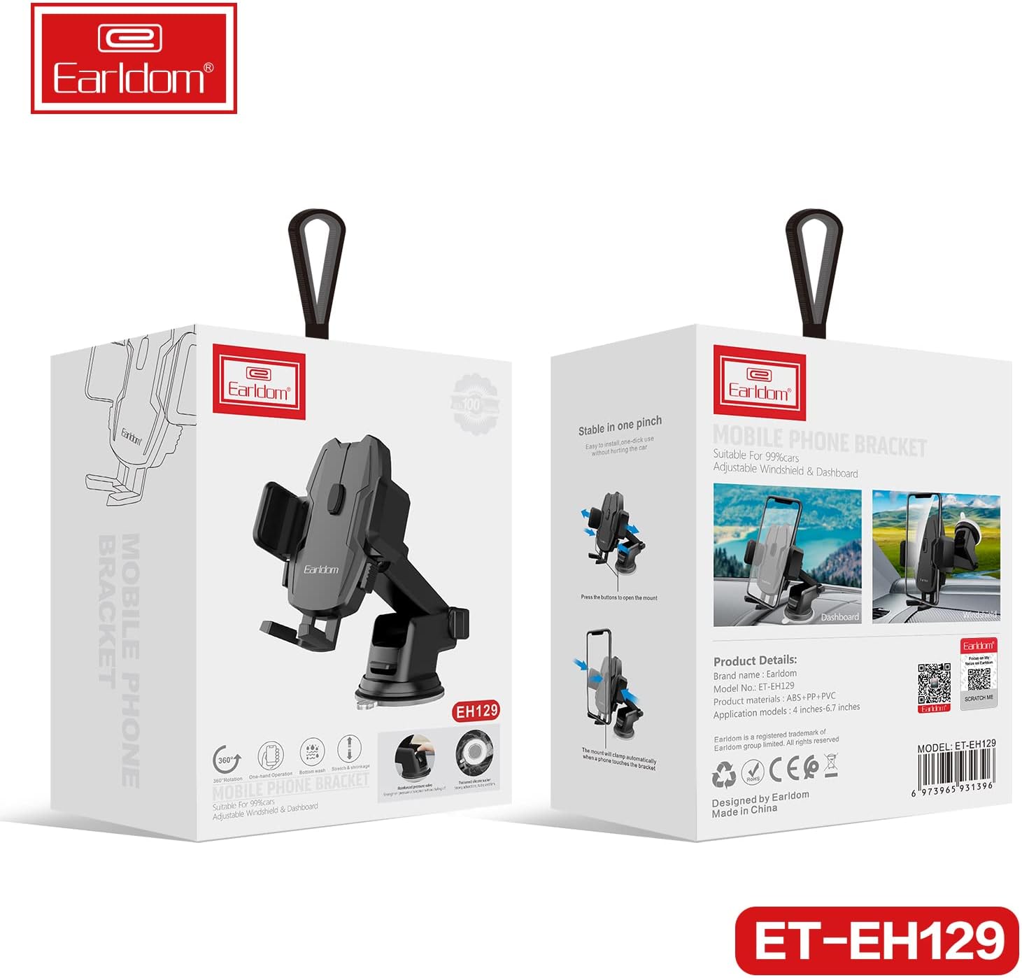 پایه نگهدارنده و هولدر موبایل ارلدام مدل Earldom ET-EH129 پایه نگهدارنده و هولدر موبایل ارلدام مدل Earldom ET-EH129