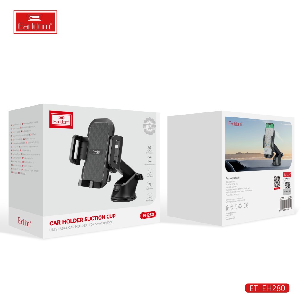 پایه نگهدارنده موبایل ماشین ارلدوم مدل ET-EH280 پایه نگهدارنده موبایل ماشین ارلدوم مدل ET-EH280